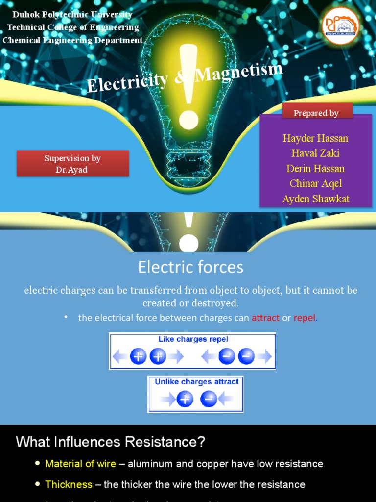 Electricity and PDF Electric Current Voltage