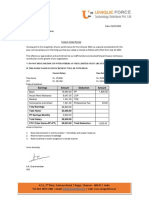 Salary review letter