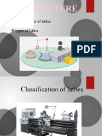 Classification of Lathe