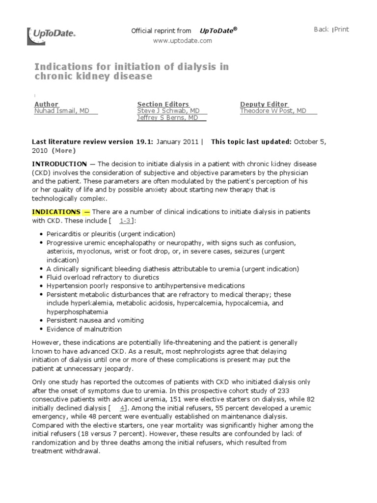 GUIDELINES FOR DIALYSIS PATIENTS visual data 7