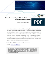 Reporte Técnico - Uso Del Blockchain en El Mercado de La Energía