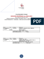 Calendario Esami SESSIONE INVERNALE 22 23 Agg5 PDF