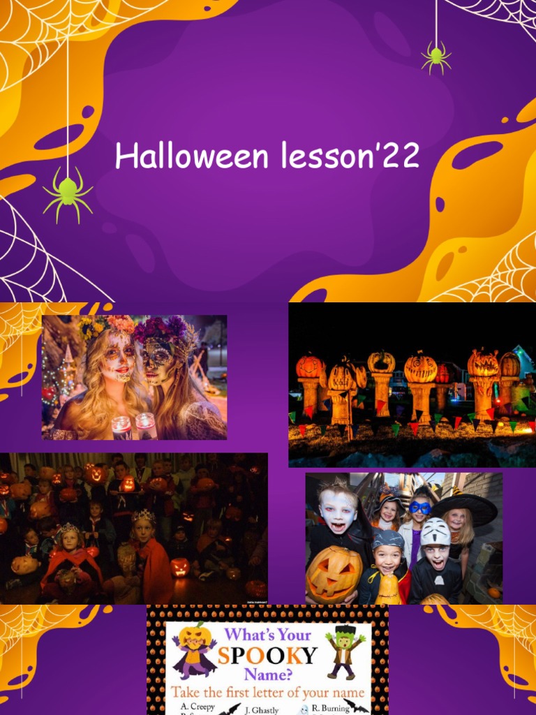 Halloween lesson 22 pdf