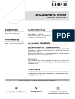 Ficha de Informacion Tecnica de Cocoamidopropil-Betaina