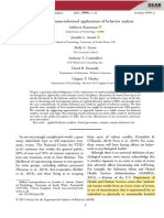 Toward Trauma-Informed Applications of Behavior Analysis