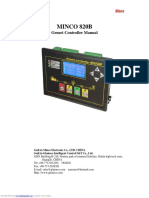 Minco 820B: Genset Controller Manual