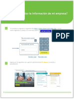 Cómo Actualizo La Información de Mi Empresa