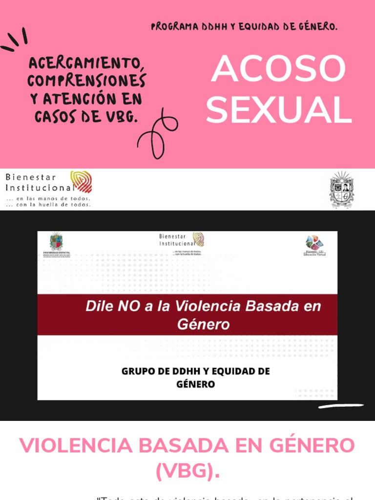 Acoso Sexual | PDF | Acoso sexual | Violencia