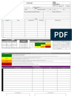 Matriz Iperc: Código Revisión Fecha de Vigencia