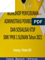 Workshop Administrasi Pembelajaran dan Sosialisasi KTSP SMK YPKK 1 Sleman 2021