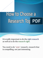 PDF Choosing Research Topic