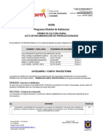 SCRD Programa Distrital de Estímulos: Premio Es Cultura Rural Acta de Recomendación de Preseleccionados