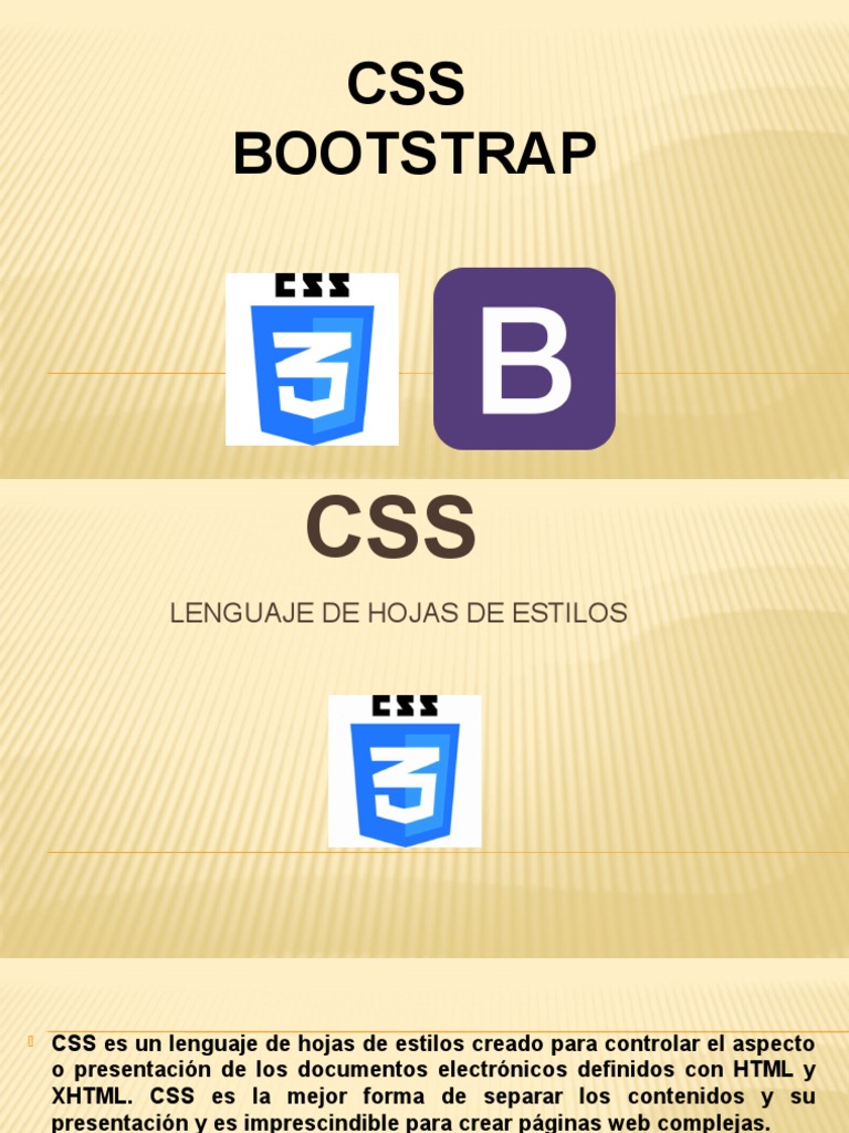 CSS y Bootstrap | PDF | HTML | Página web