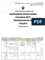 RPT - RPH KSSR Semakan Tahun 5 2022