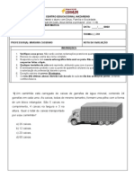 (2022) Prova 7º Ano - Cenaza - Gabriel 4º Bimestre