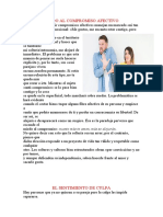 Miedo Al Compromiso Afectivo-El Sentimiento de Culpa