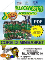 Brochure Pallacanestro 80 - a.s.2008/2009