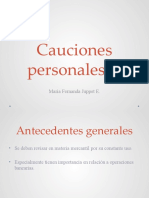 Cauciones Personales 1