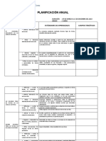 Planificación Anual - 2023 5 Años