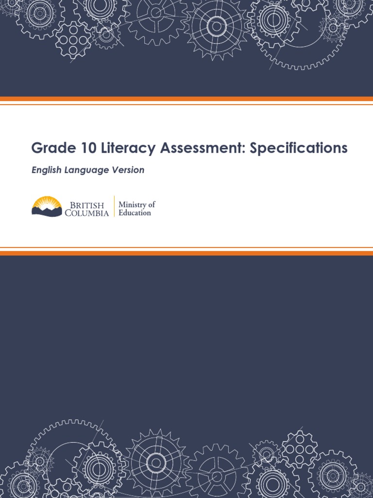 Grade 10 Literacy Assessment Overview | PDF | Educational Assessment ...