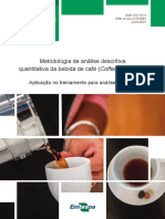 Metodologia de Análise Descritiva Quantitativa Da Bebida de Café - Aplicação No Treinamento para Análise Sensorial