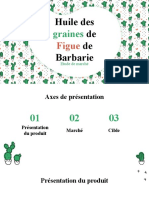 Présentaion D'huile de Figue de Barbarie