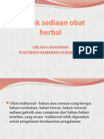 Bentuk Sediaan Herbal