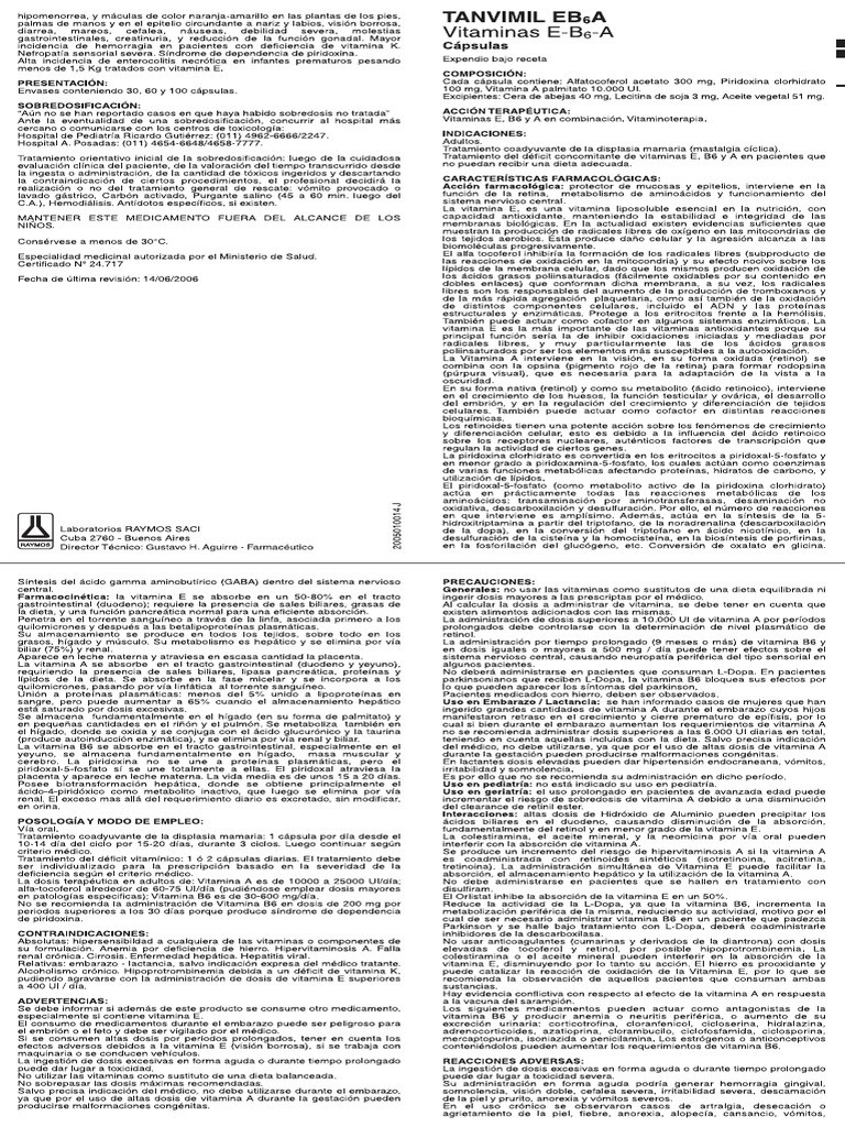 Tanvimil Eb6a | PDF