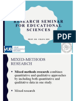 Research Seminar Mixed Methods Research 18.11.2021
