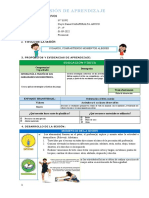 Sesión de Aprendizaje 1 de Setiembre 3º-4º