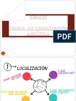 Vii. Teorias de Localización Agrícola