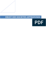 Cours Droit Des Societes Approfondi