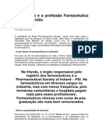 A Farmácia e A Profissão Farmacêutica No Reino Unido