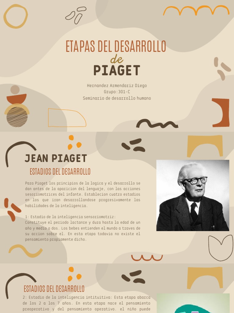 Etapas del Desarrollo Cognitivo de Piaget | PDF | Pensamiento ...
