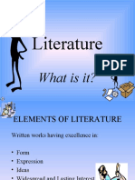 Literature What Is It