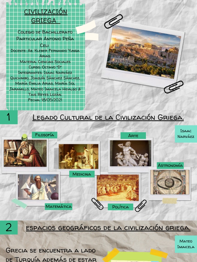 Legado Cultural de la Civilización Griega | PDF | Antigua Grecia | Creta