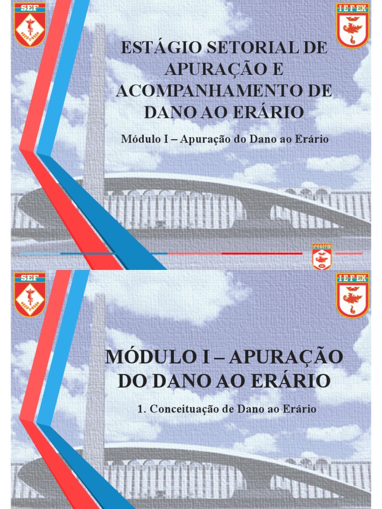 Apuração de Dano ao Erário: Módulo I | PDF
