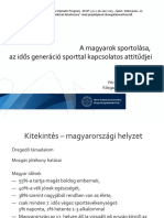 Hegedus - Reka - A - Magyarok Sportolasa - Az - Idos - Generacio - Sportolassal - Kapcsolatos - Attitudjei