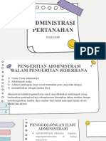 Administrasi Pertanahan