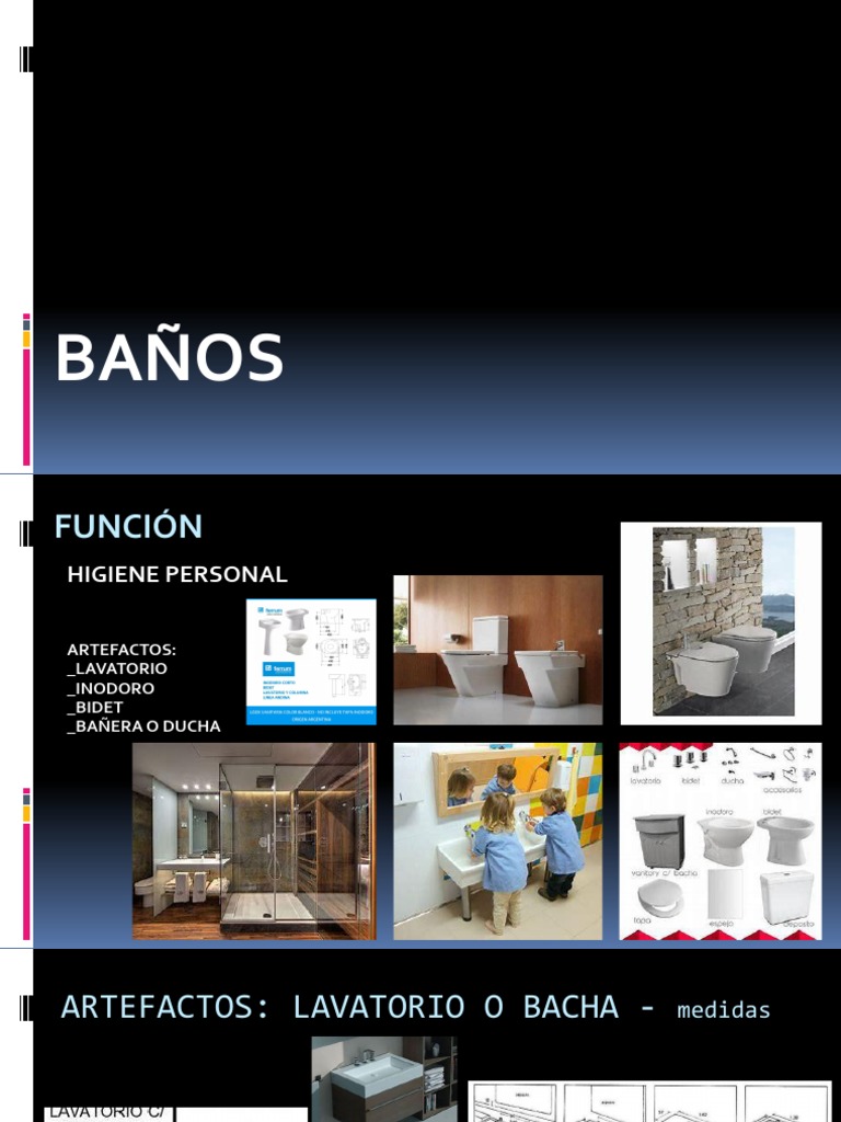 Medidas y Diseño de Baños Funcionales | PDF | Baño | Ducha