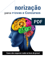 EBOOK MEMORIZAÇÃO PARA PROVAS E CONCURSOS - Ibnkl