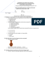 Soal PTS SBDP Kelas 2