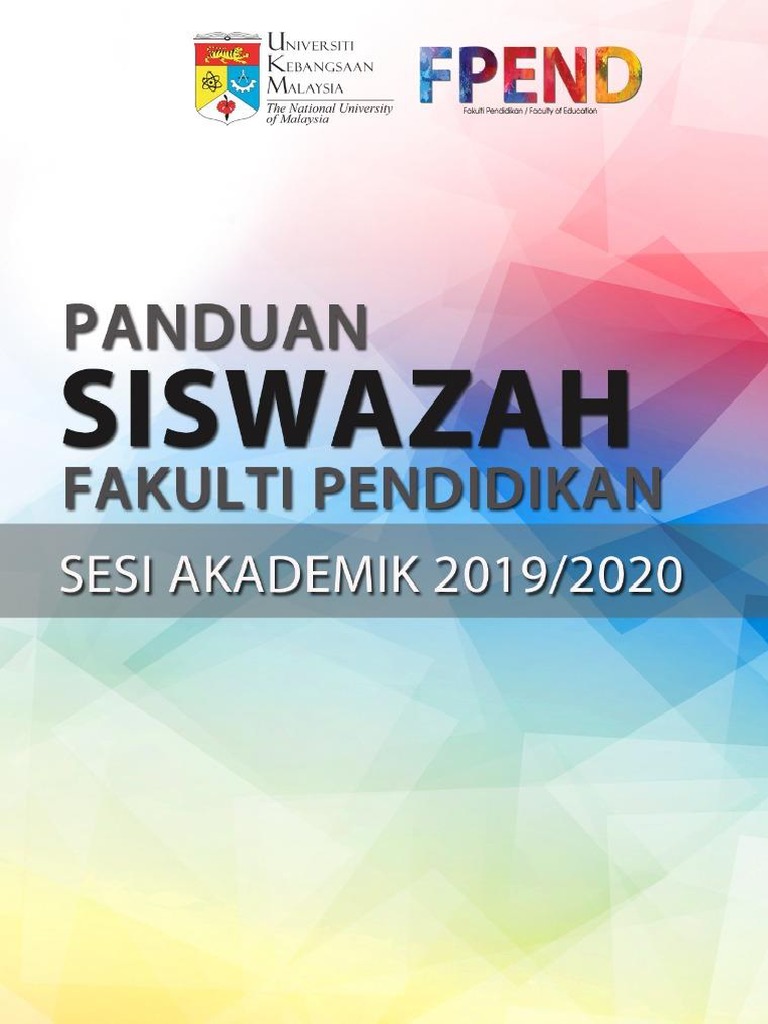 Buku Panduan Siswazah Sesi Akademik 20192020 | PDF