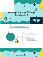 Ruang Lingkup Biologi Pertemuan 2