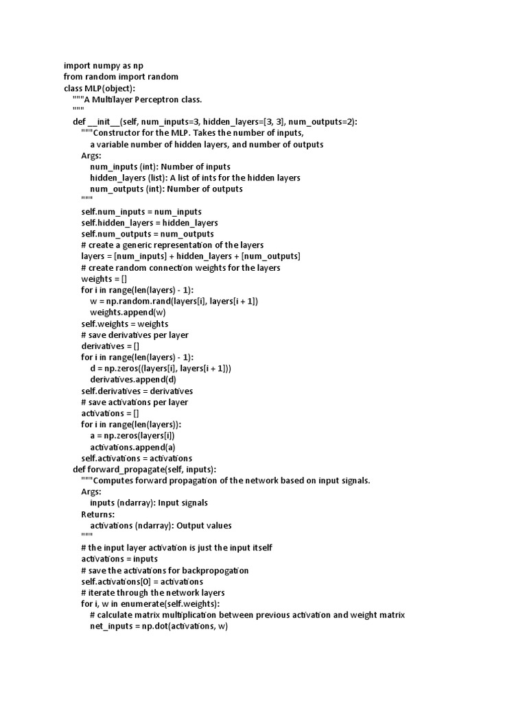 Trainina A NN Backpropagation | PDF | Applied Mathematics | Algorithms