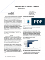 Quality Model For Testing Augmented Reality Applications