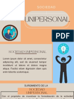 Sociedad Unipersonal