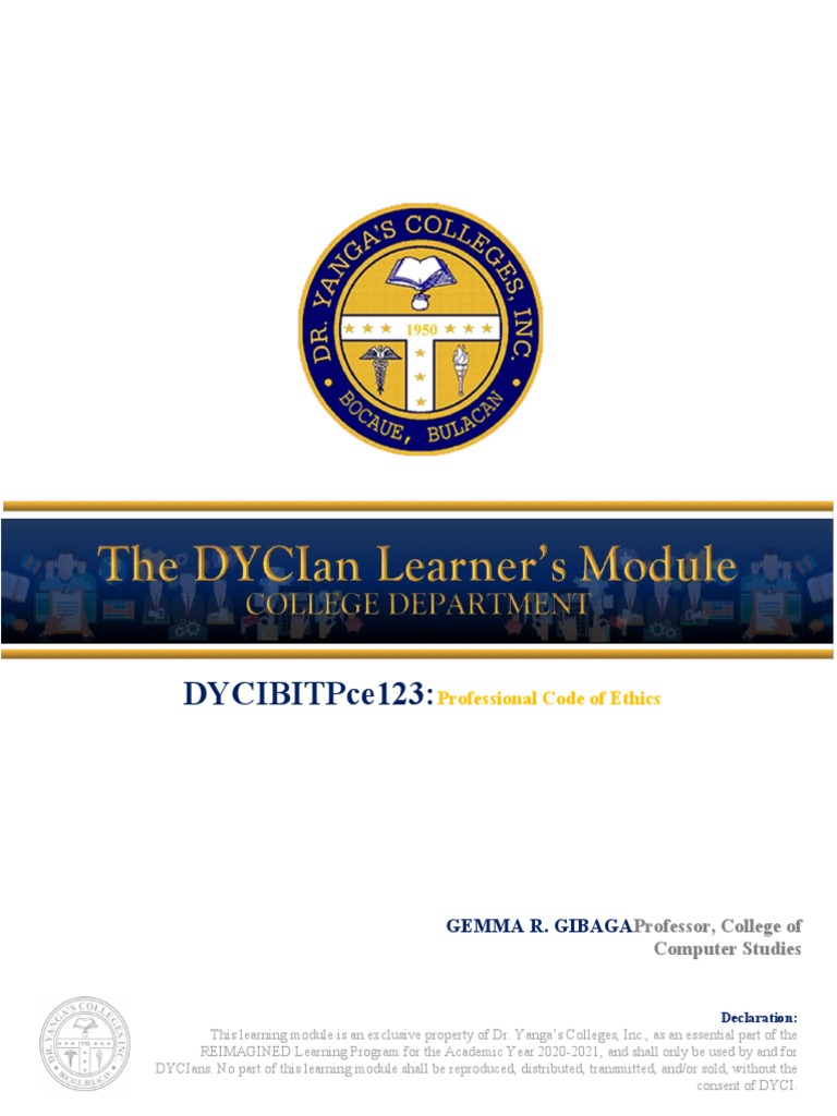 PCE123 Module+3 GemmaGibaga | PDF | Security | Computer Security