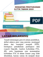 Penyusunan Pemetaan PTK 12 13desember