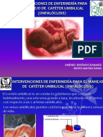 Catéter umbilical cuidados enfermería